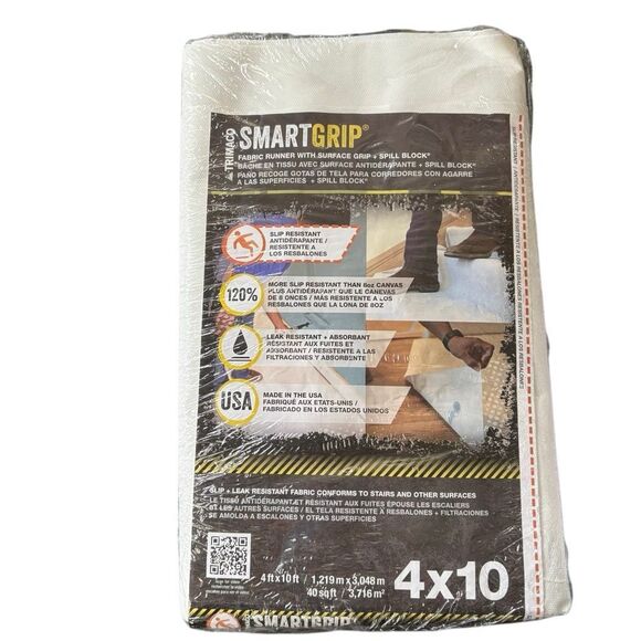 Smart Grip 4x10 Fabric Runner With Surface Grip + Spill Block *New* - Picture 1 of 5
